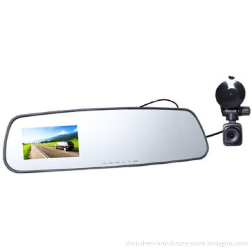 F20 full HD 1,080p rear view mirror car black box 2-channel